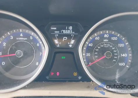 2013 Hyundai Elantra Gls из США, поврежденный, VIN KMHDH4AEXDU842561